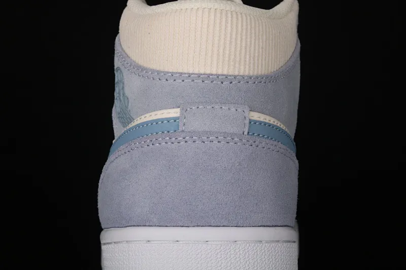 All categories Air Jordan Jordan series basketball shoes Air Jordan 1 Mid Air Jordan 1 Mid AJ1 Joe 1 China suede splicing blue DA4666-100